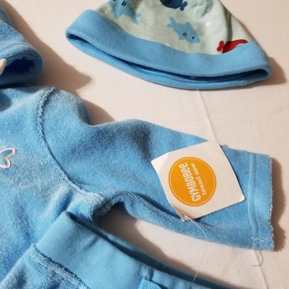 Gymboree Hello Submarine 3-6 month NWT Pants, Hoodie & Hat. Hat has snag hole. - Picture 4 of 4